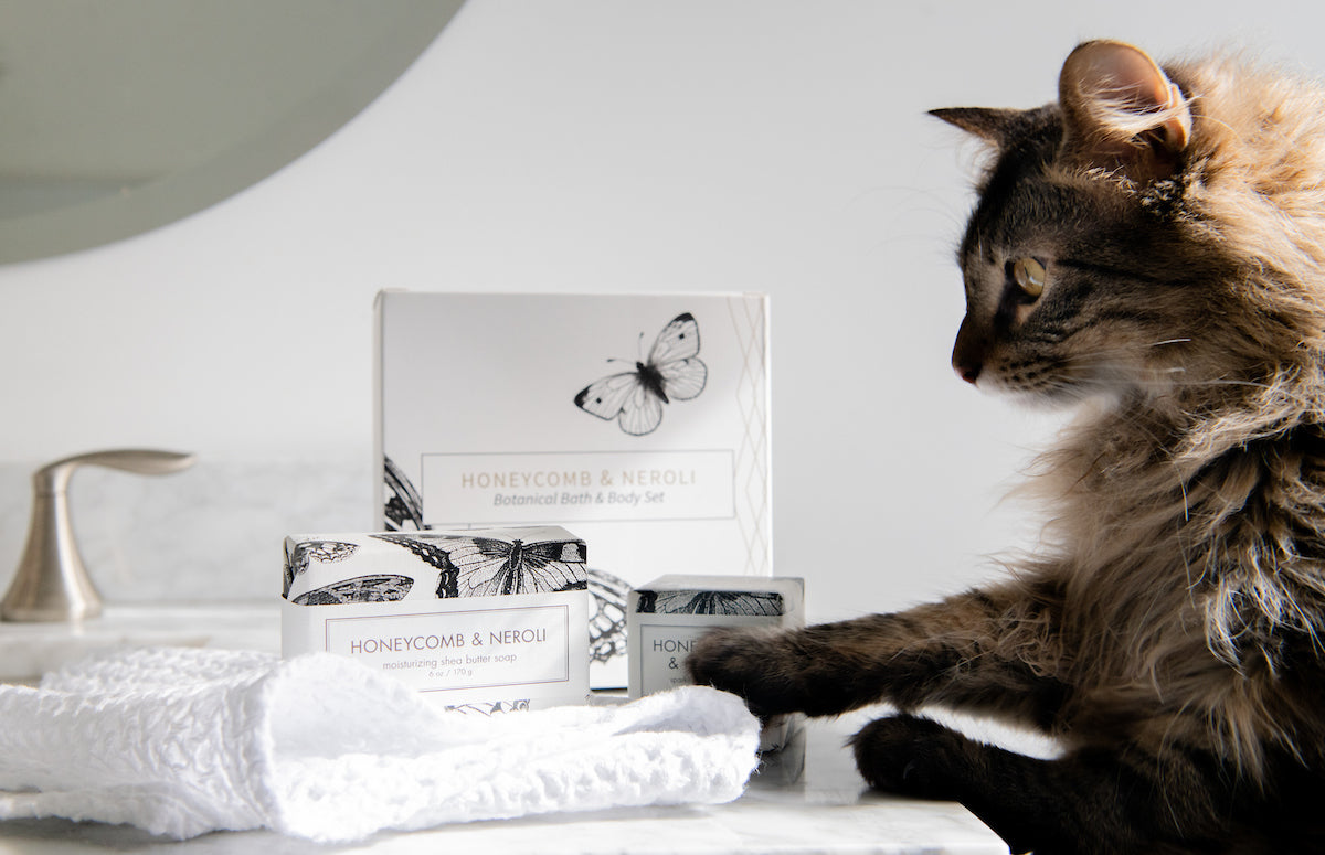Botanical Bath & Body Gift Set - Honeycomb & Neroli