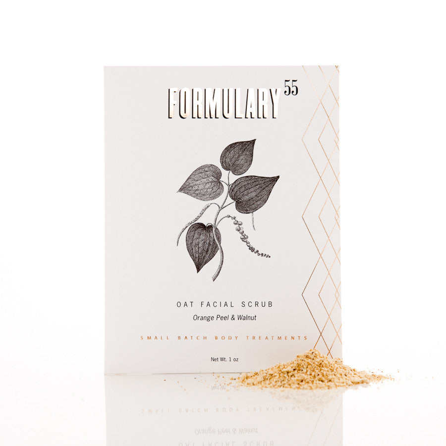 Facial Scrub Botanical Treatment - ORGANIC Oats & Orange