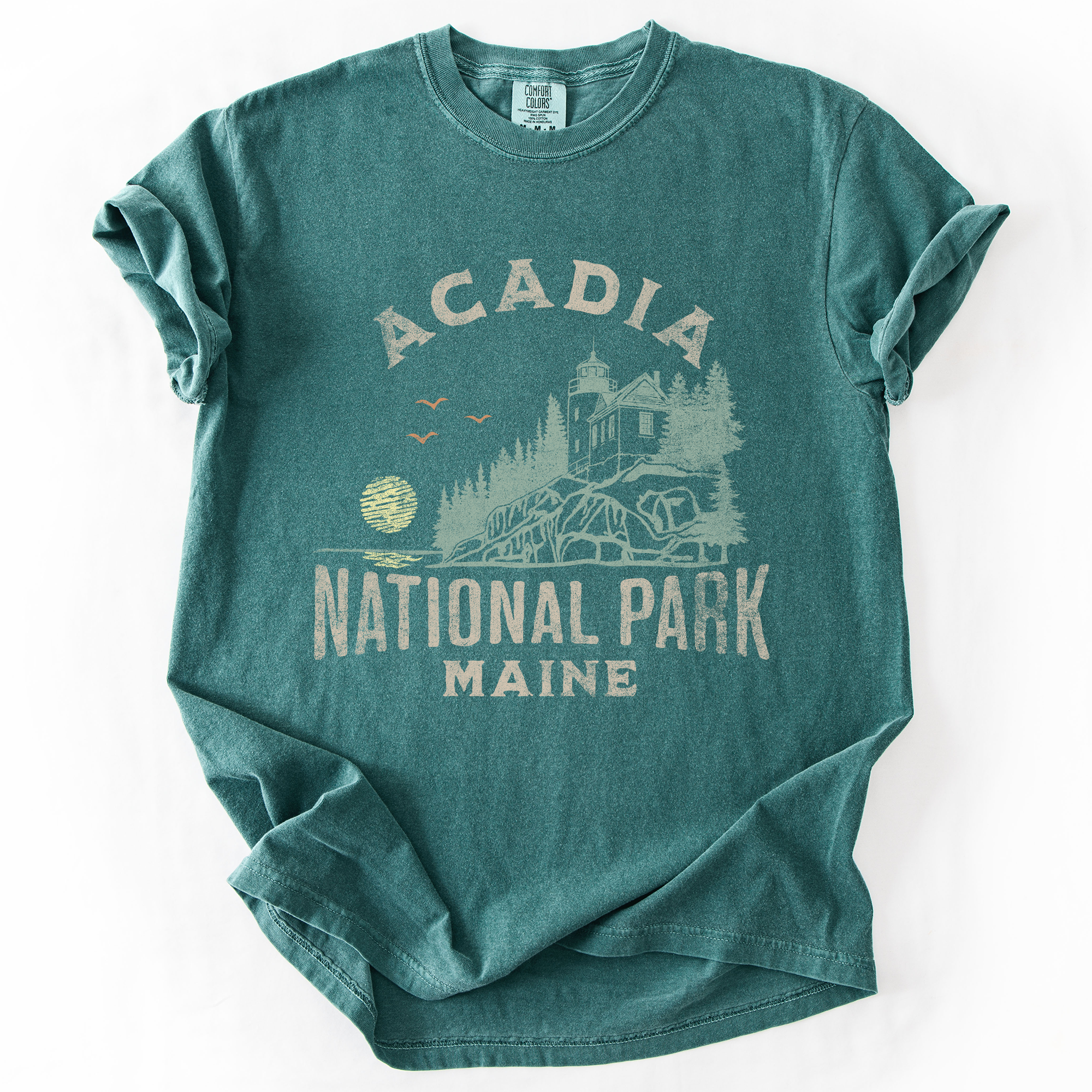 Acadia National Park, Maine, Nature, Outdoors, Camping, Hiking, Comfort Colors T-Shirt