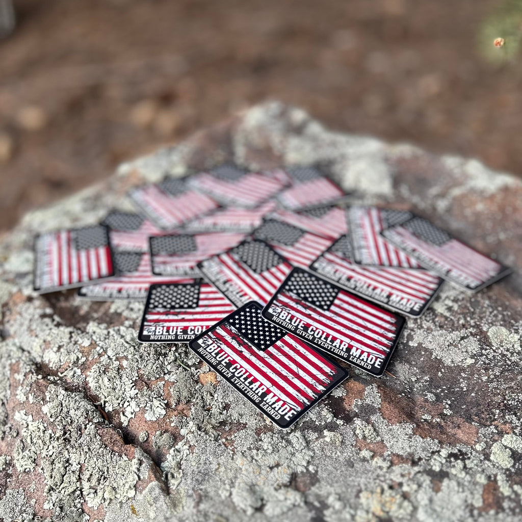 American Blue Collar Sticker