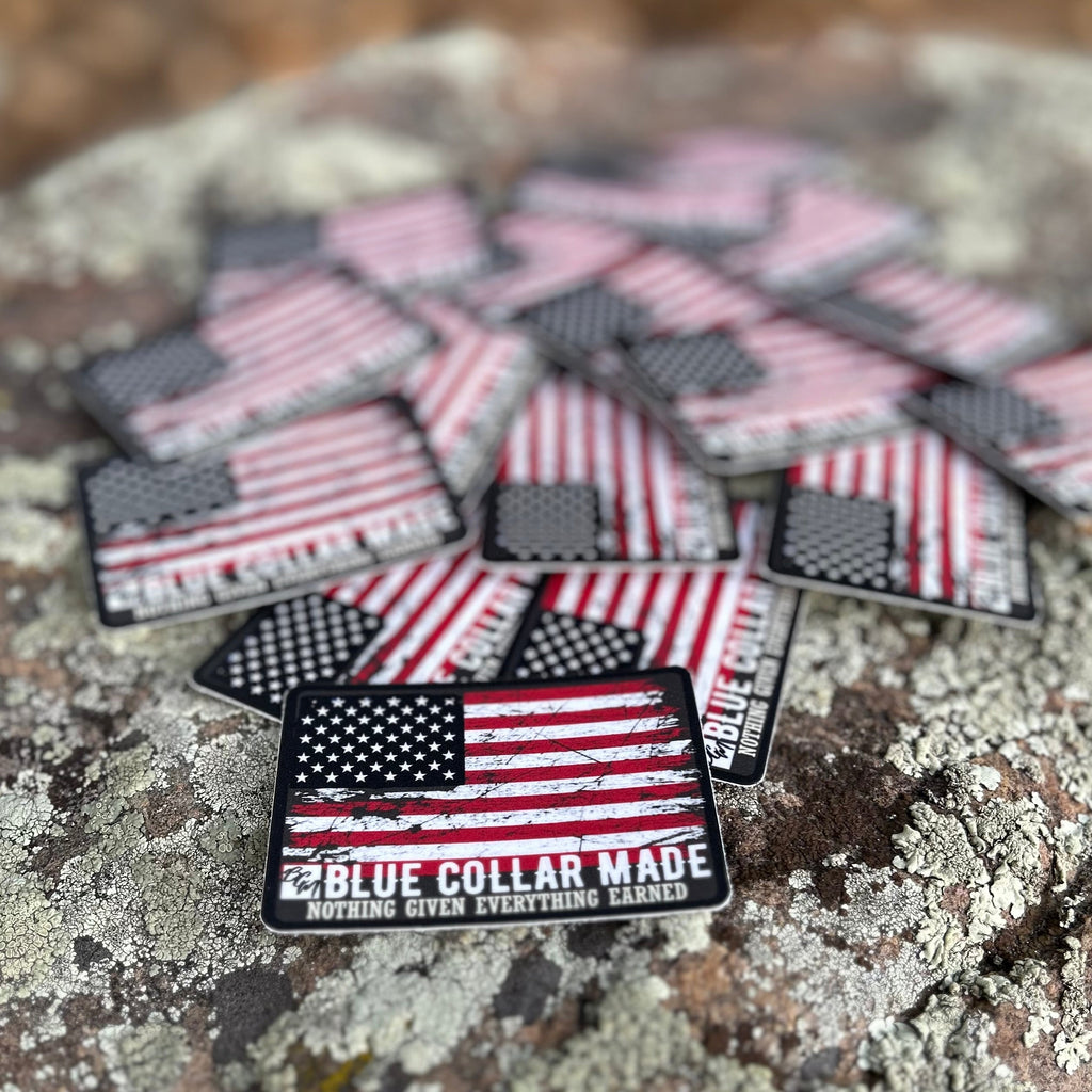 American Blue Collar Sticker