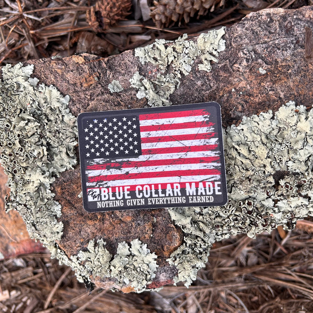 American Blue Collar Sticker