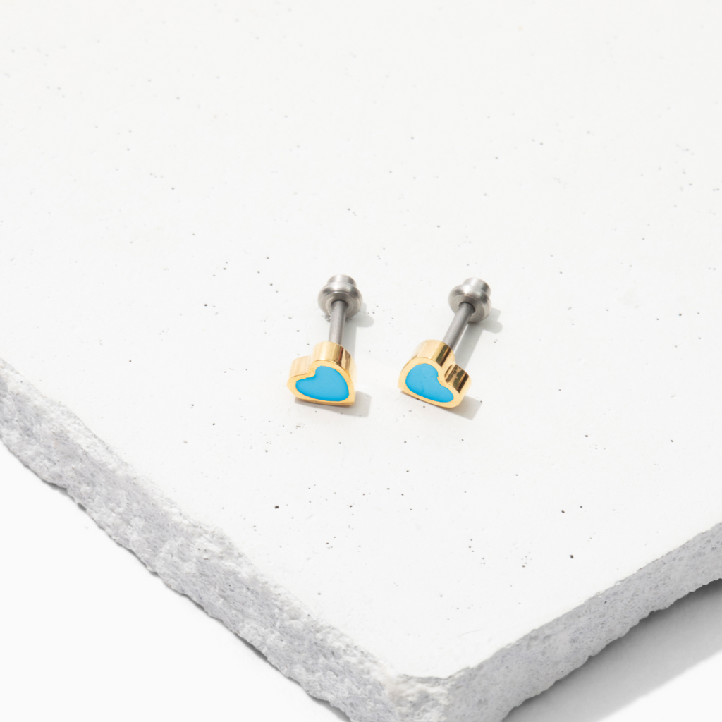 Ava Screw Back Stud Earrings