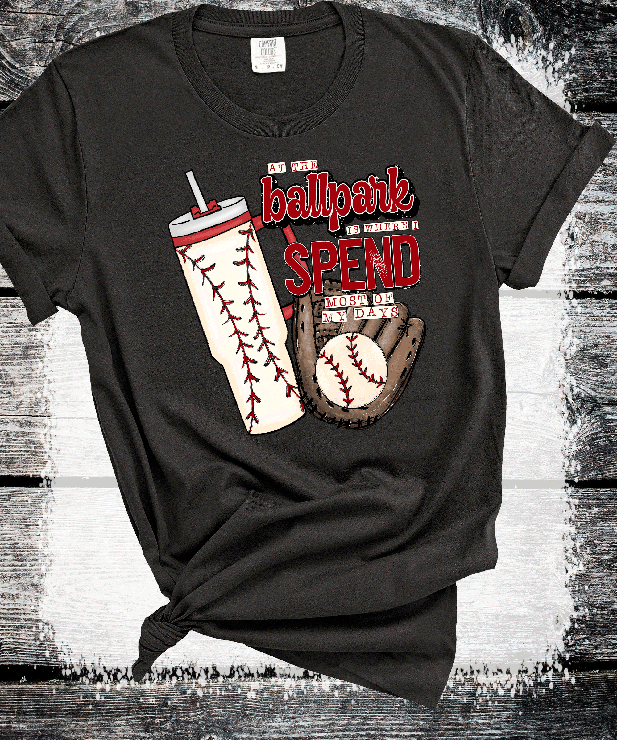 Ballpark is where I spend most of my days Baseball MOM, Stanley Cup,  Baseball Mom Shirt, Baseball Shirt For Women, Sports Mom Shirt, Mothers Day Gift, Family Baseball Shirt, Baseball Lover