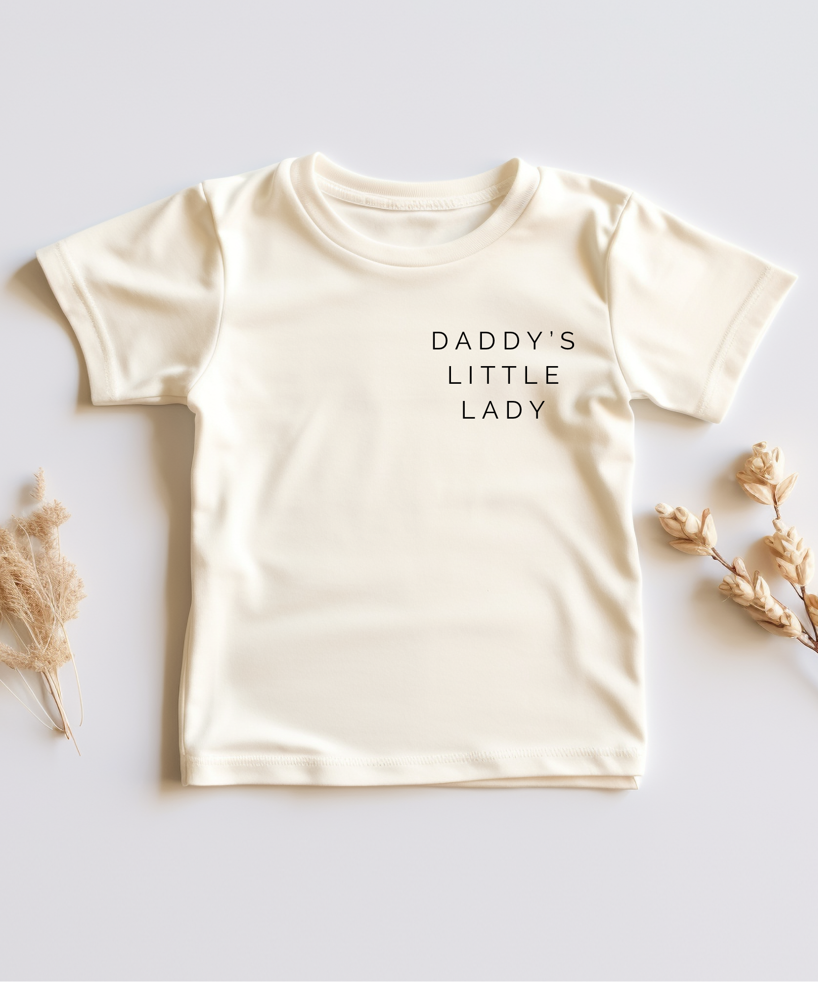 Daddy’s Little Lady Pocket Cotton T-shirt