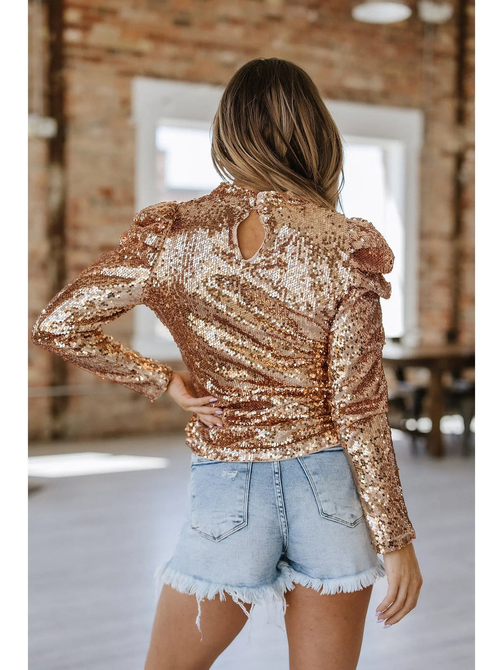 Sequin Glam top