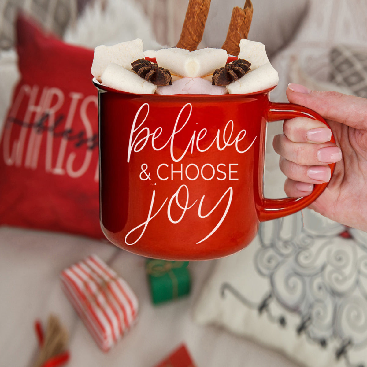 Believe & Joy Mug