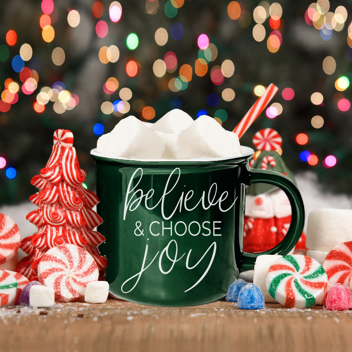 Believe & Joy Mug