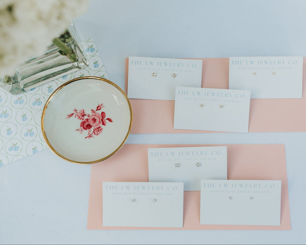 The Samantha Studs in Silver