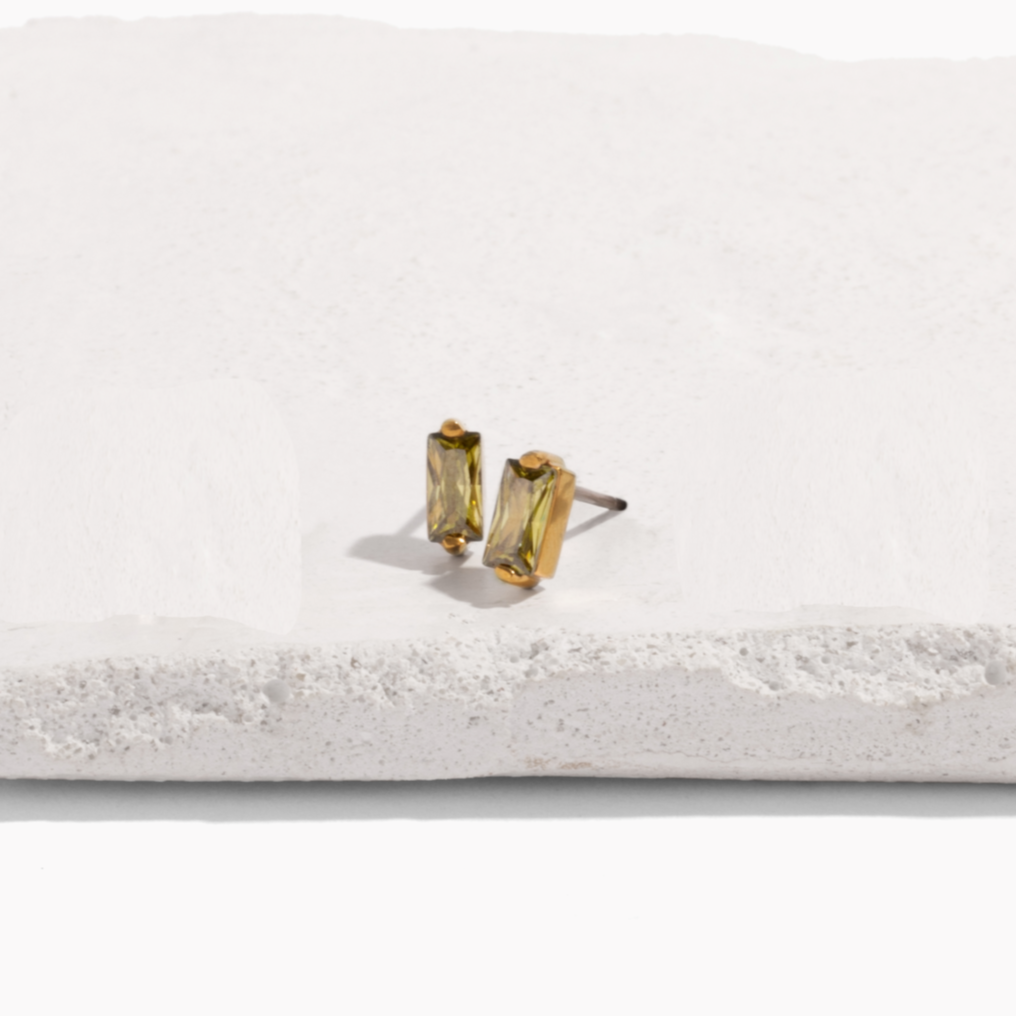 Bijou Birthstone Stud Earrings