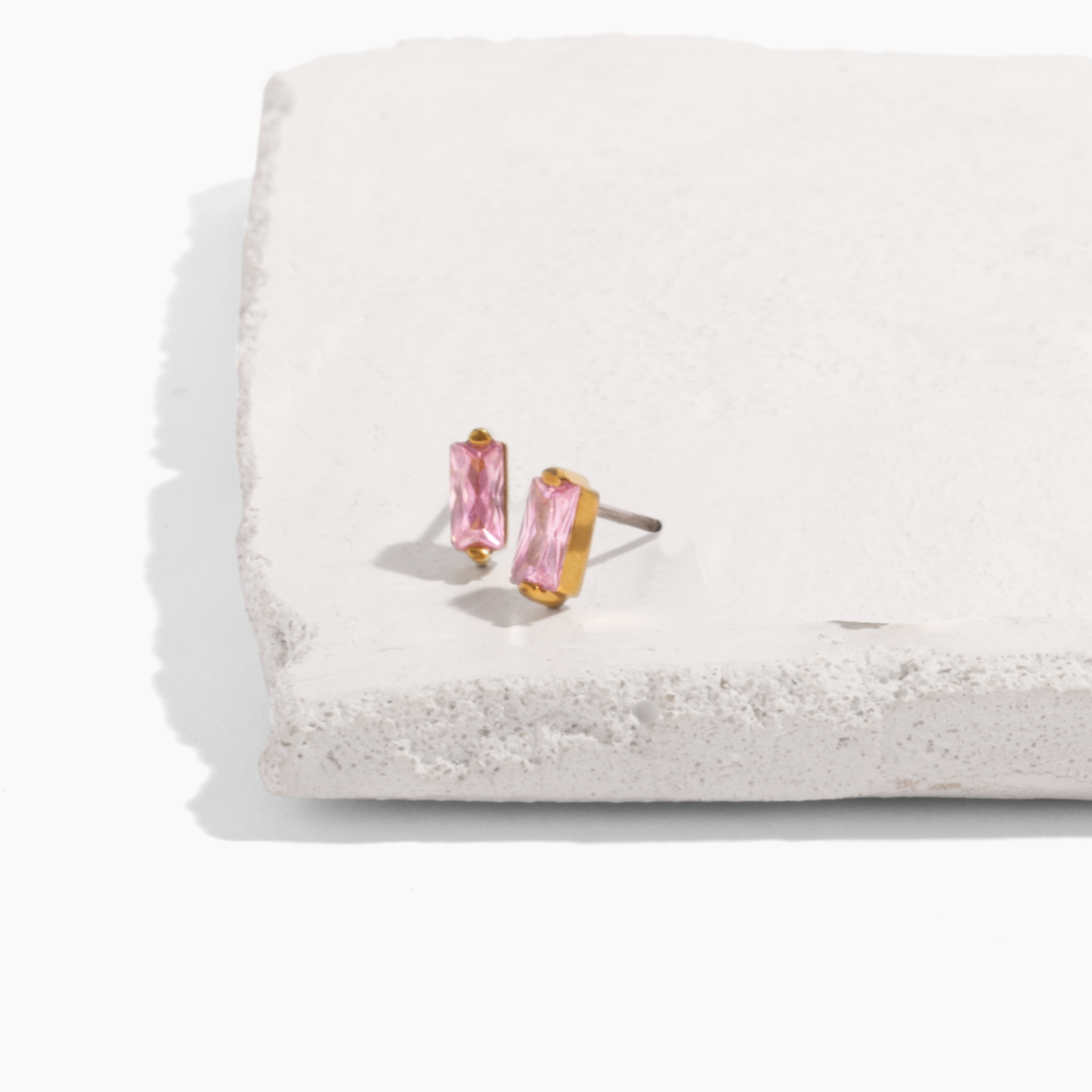 Bijou Birthstone Stud Earrings