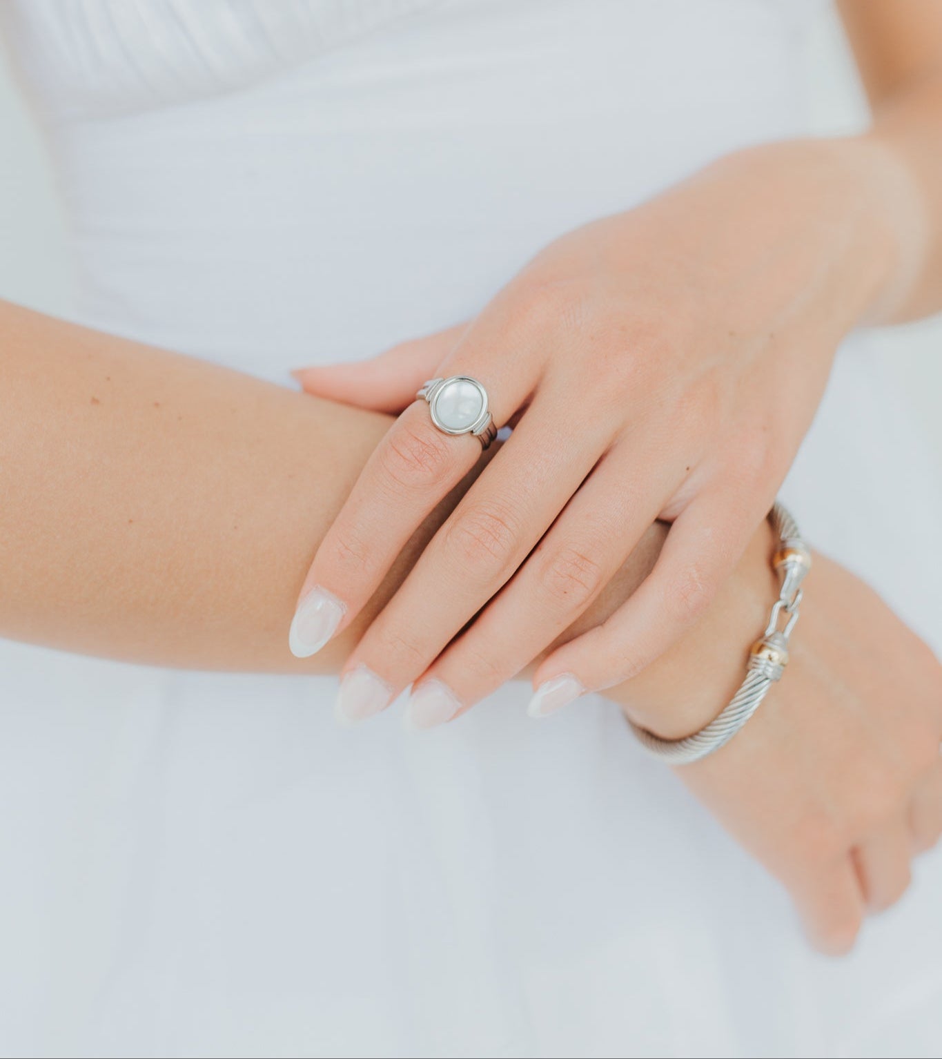 The Broadwater Ring in Silver