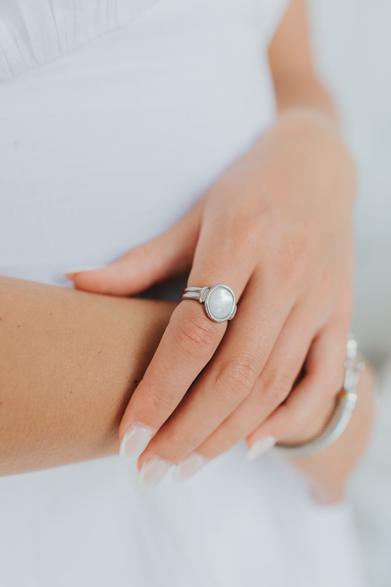 The Broadwater Ring in Silver