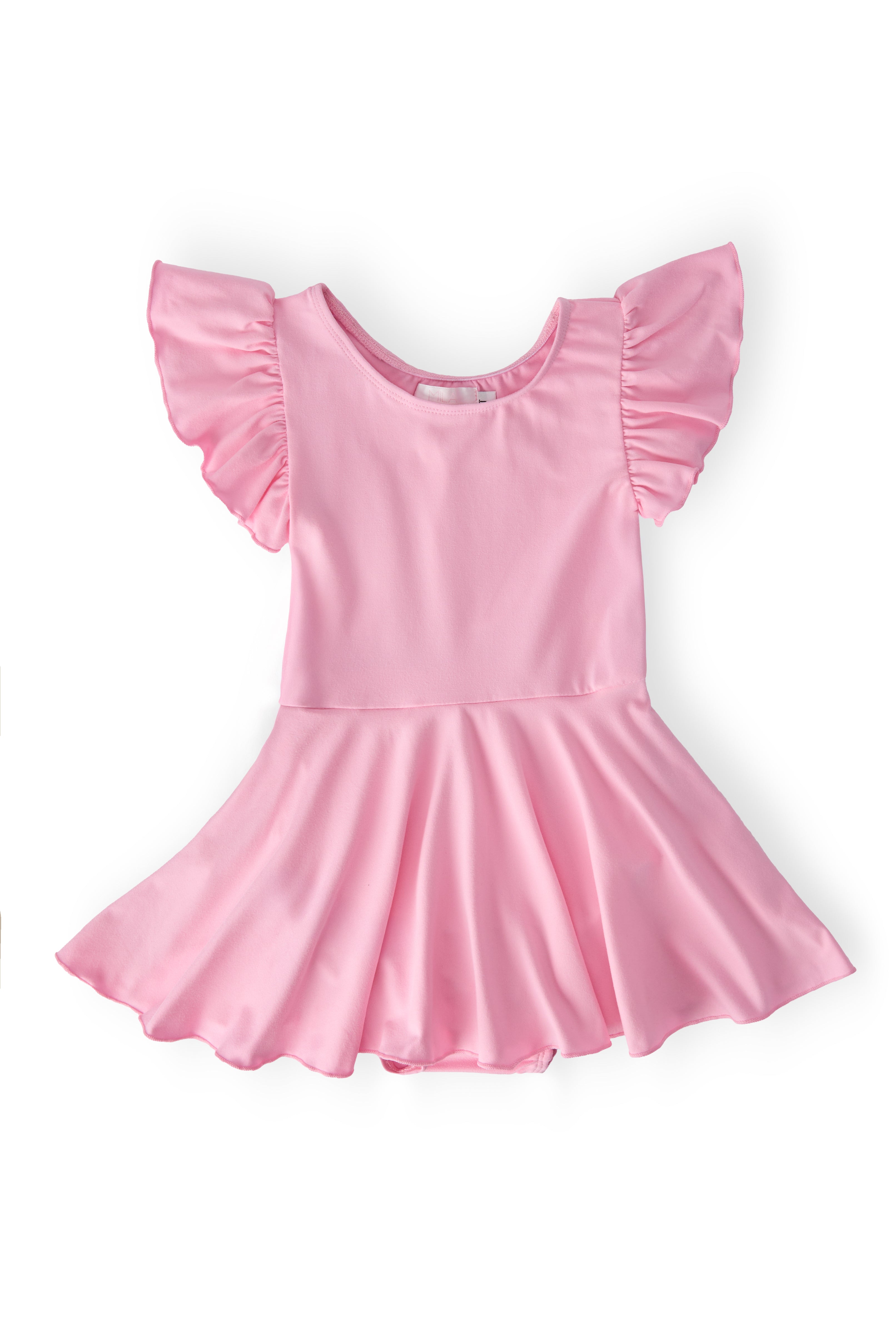 Bubblegum Pink S/S Twirl Leotard