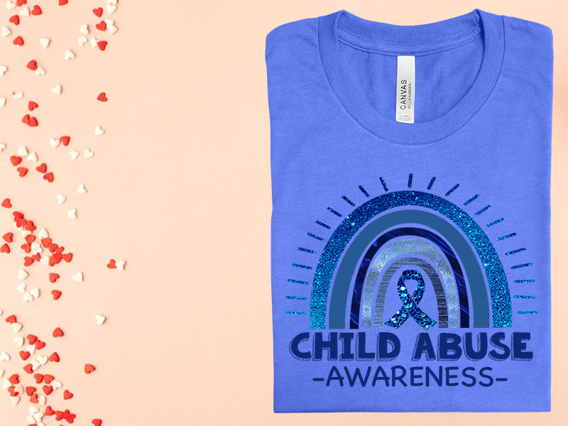Child Abuse Awareness Graphic Tee