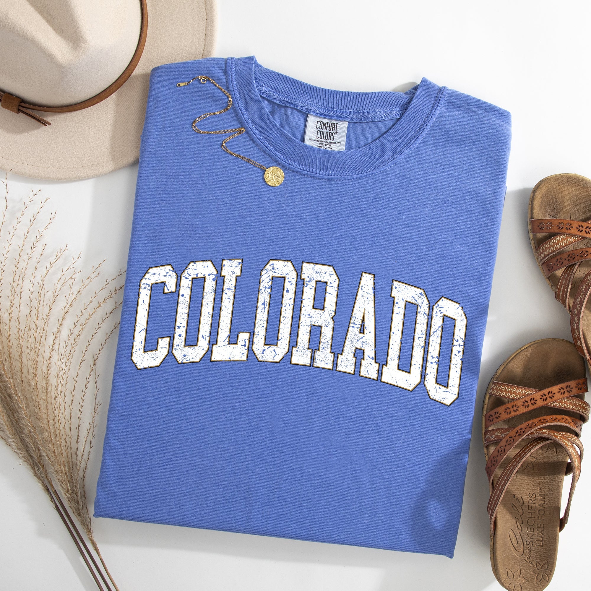 Colorado, Football, Sports, Game Day, Big Game, Touchdown, Tailgate Party, University, College, State Tshirt Comfort Colors T-Shirt