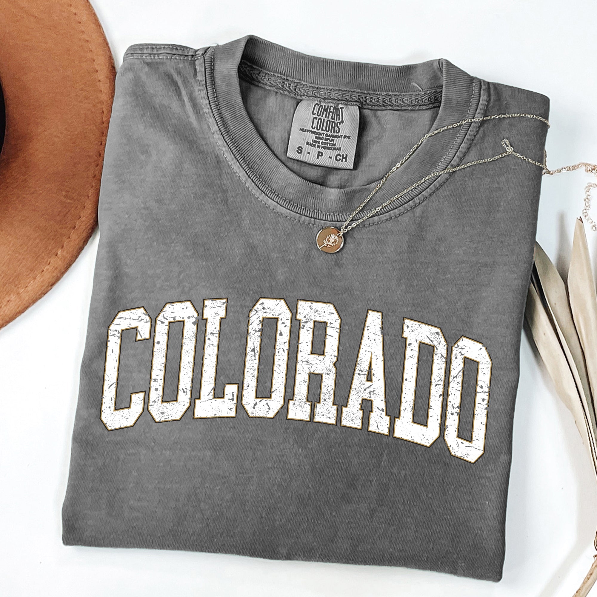 Colorado, Football, Sports, Game Day, Big Game, Touchdown, Tailgate Party, University, College, State Tshirt Comfort Colors T-Shirt