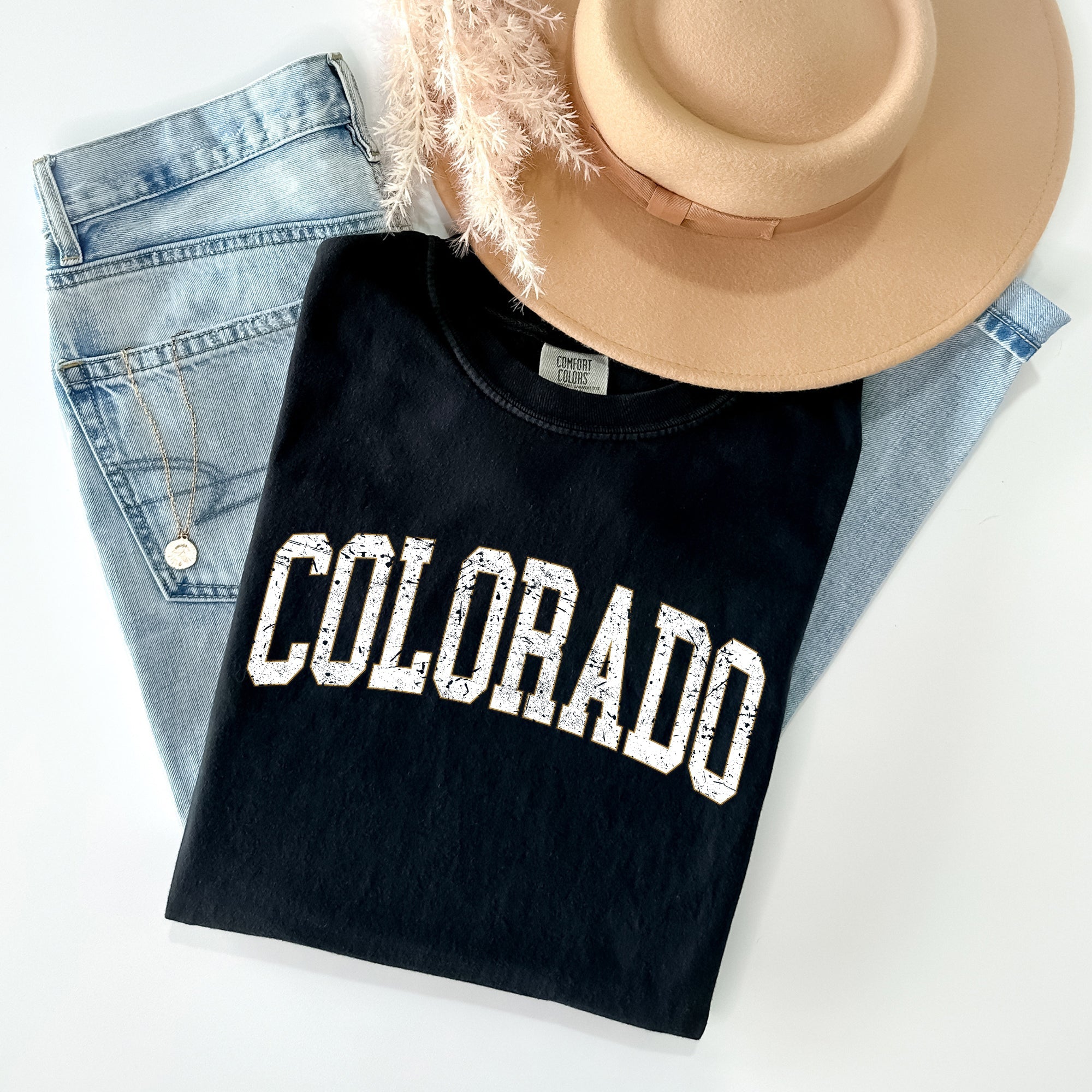 Colorado, Football, Sports, Game Day, Big Game, Touchdown, Tailgate Party, University, College, State Tshirt Comfort Colors T-Shirt