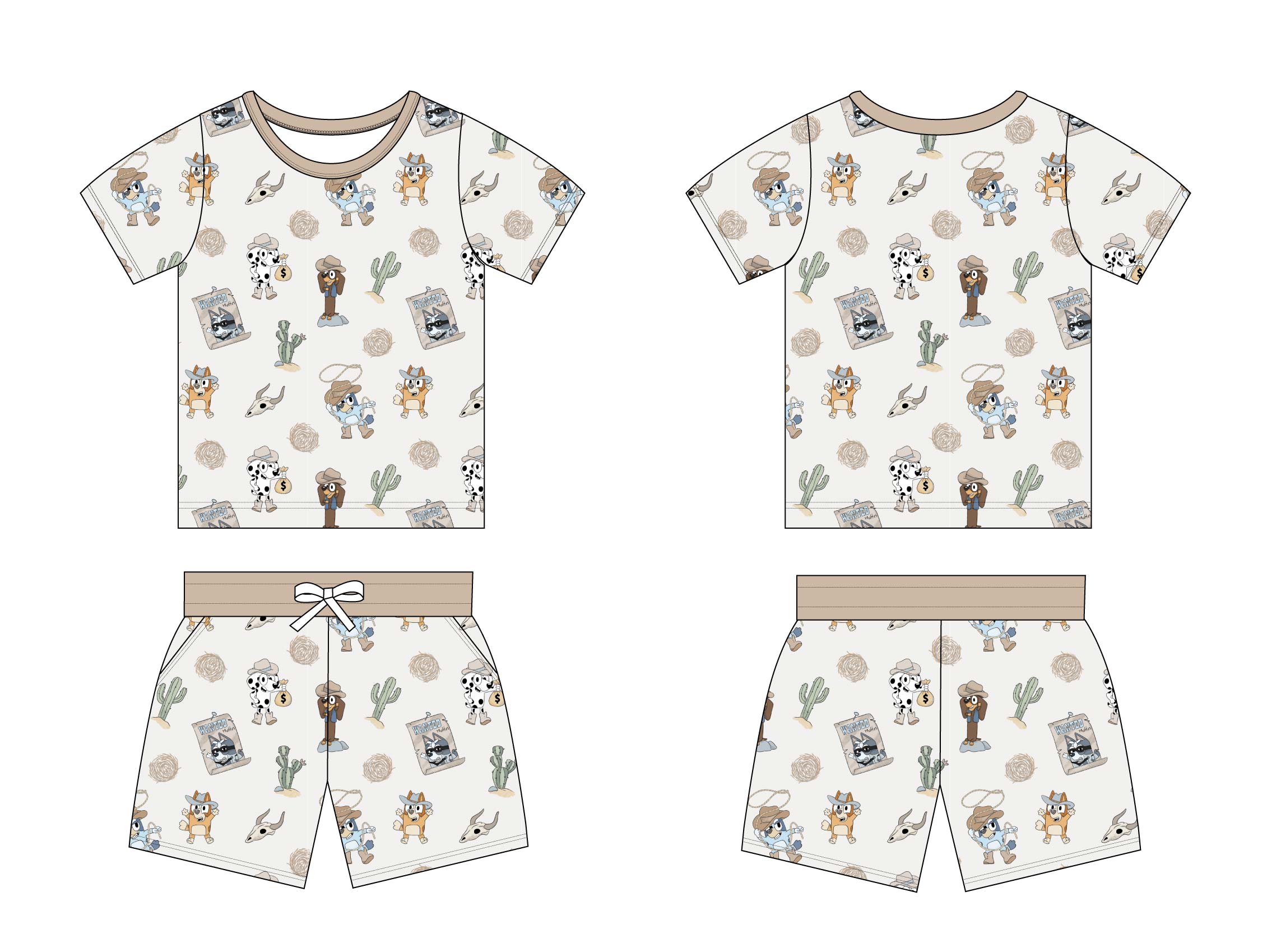 Tumbleweed Tails - Pocket Short Set
