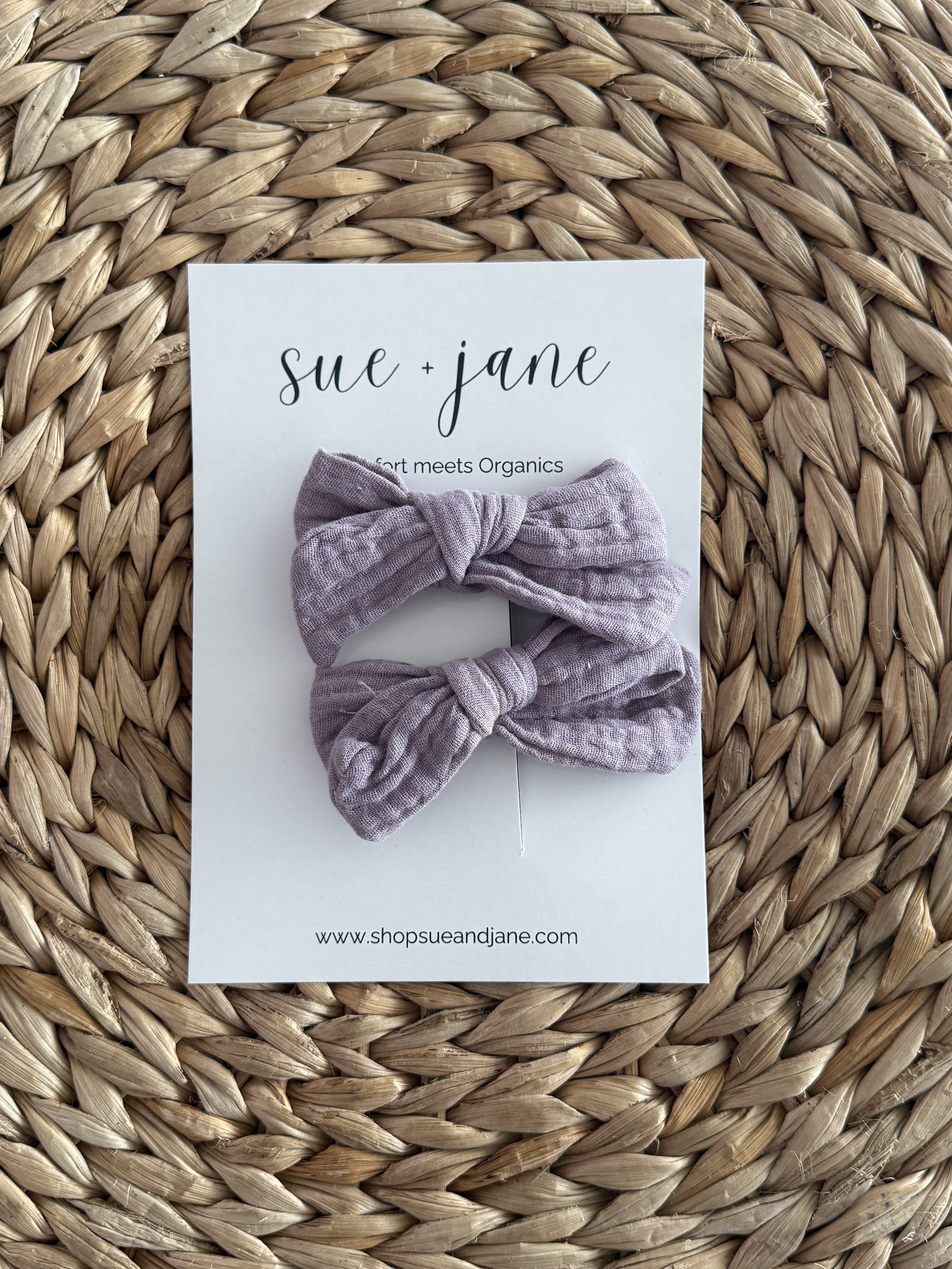 Orchard Organic Cotton Bows