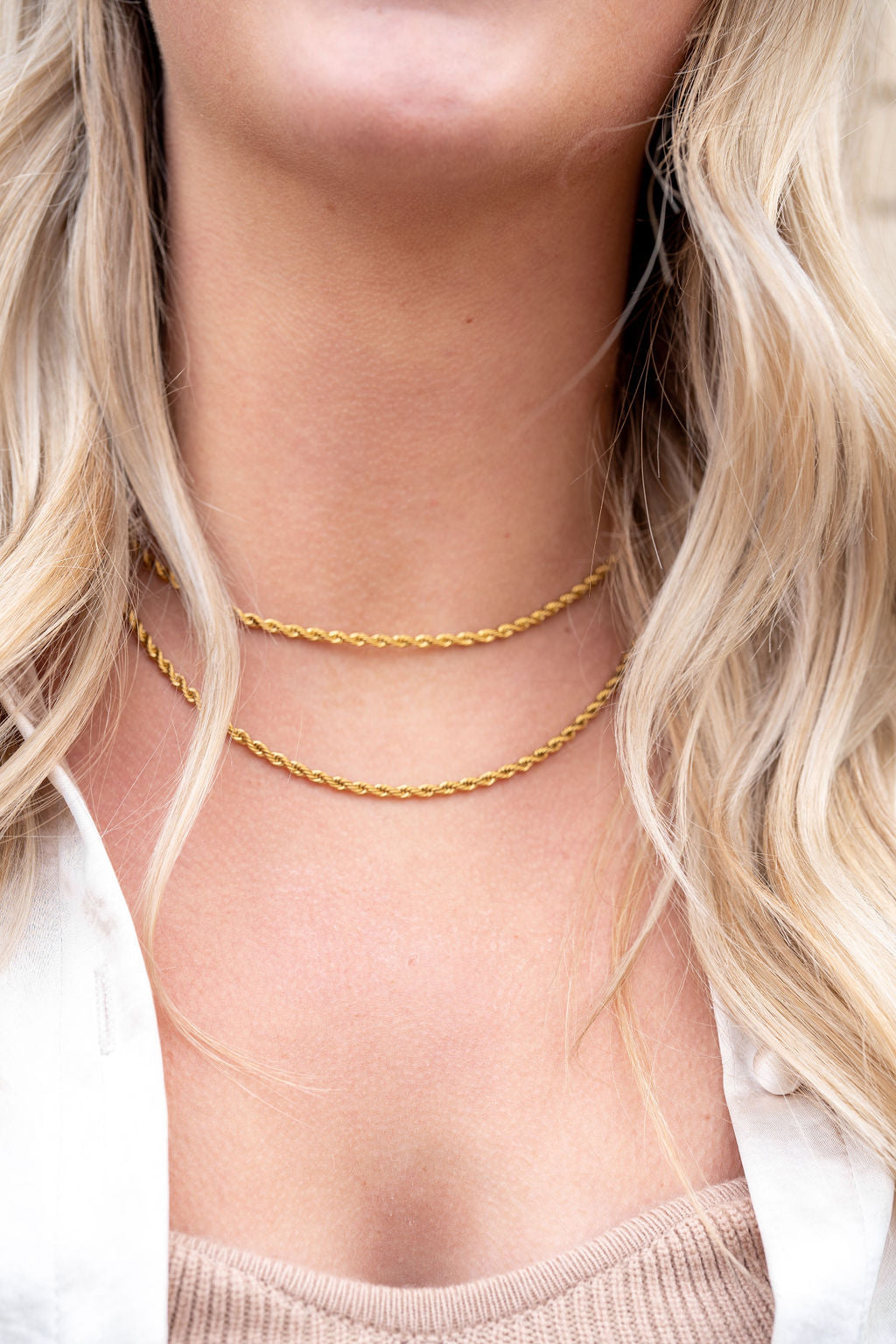 Luxe Gold Rope Chain - 20"