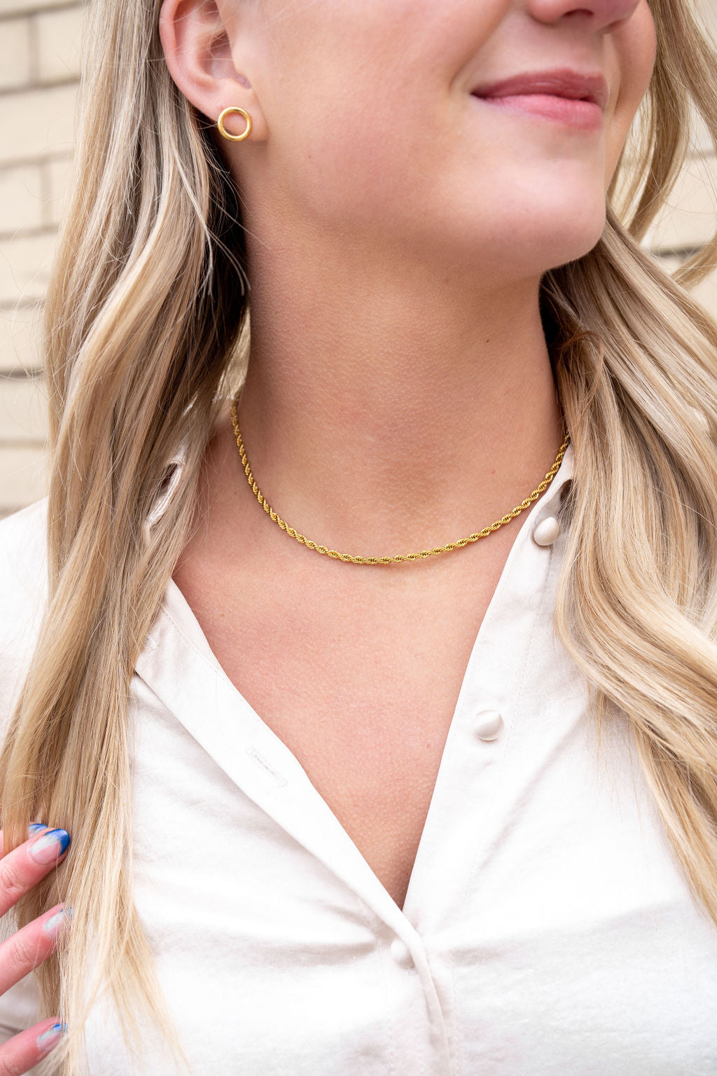 Luxe Gold Rope Chain - 16"