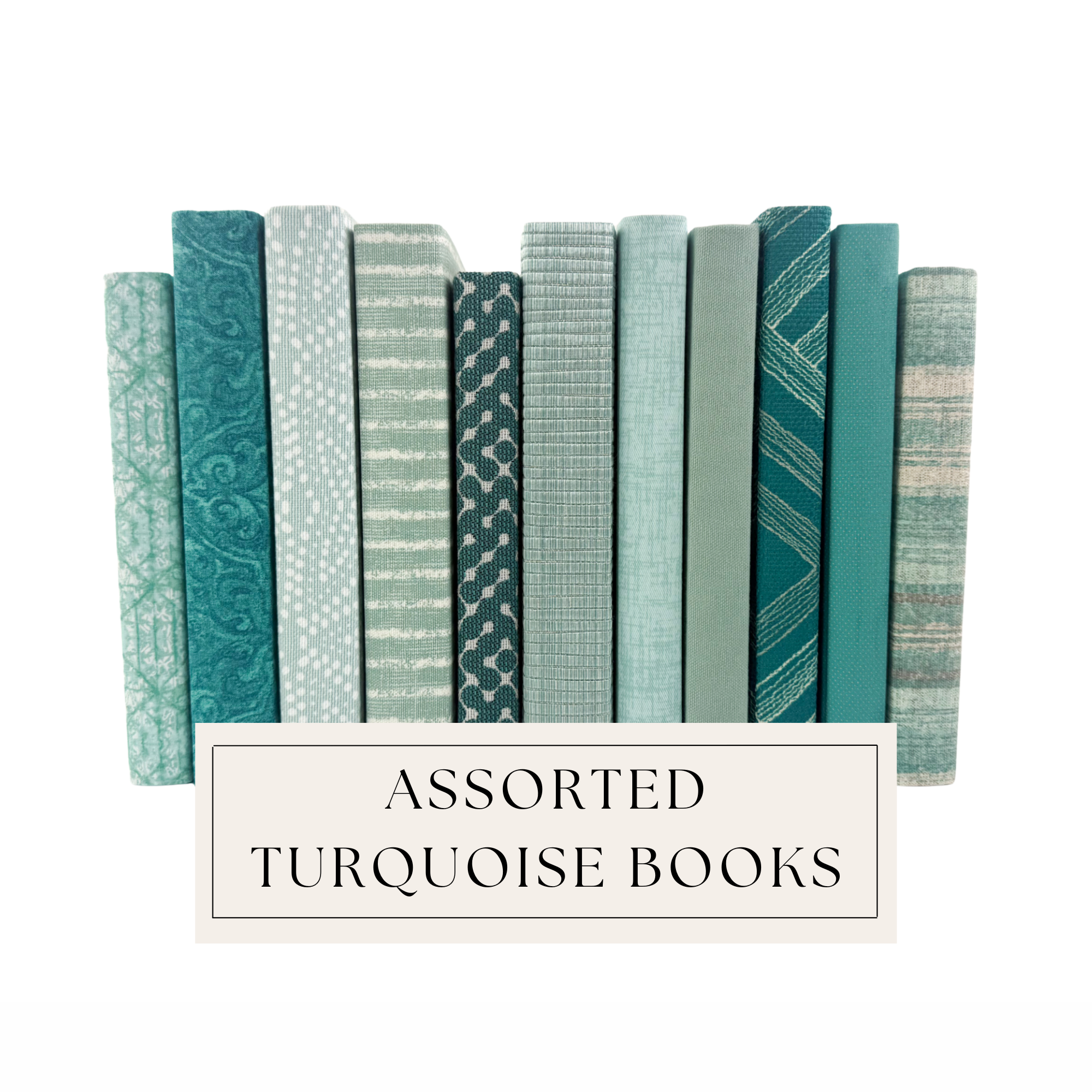 Assorted Teal Book Set- Designer Curated
