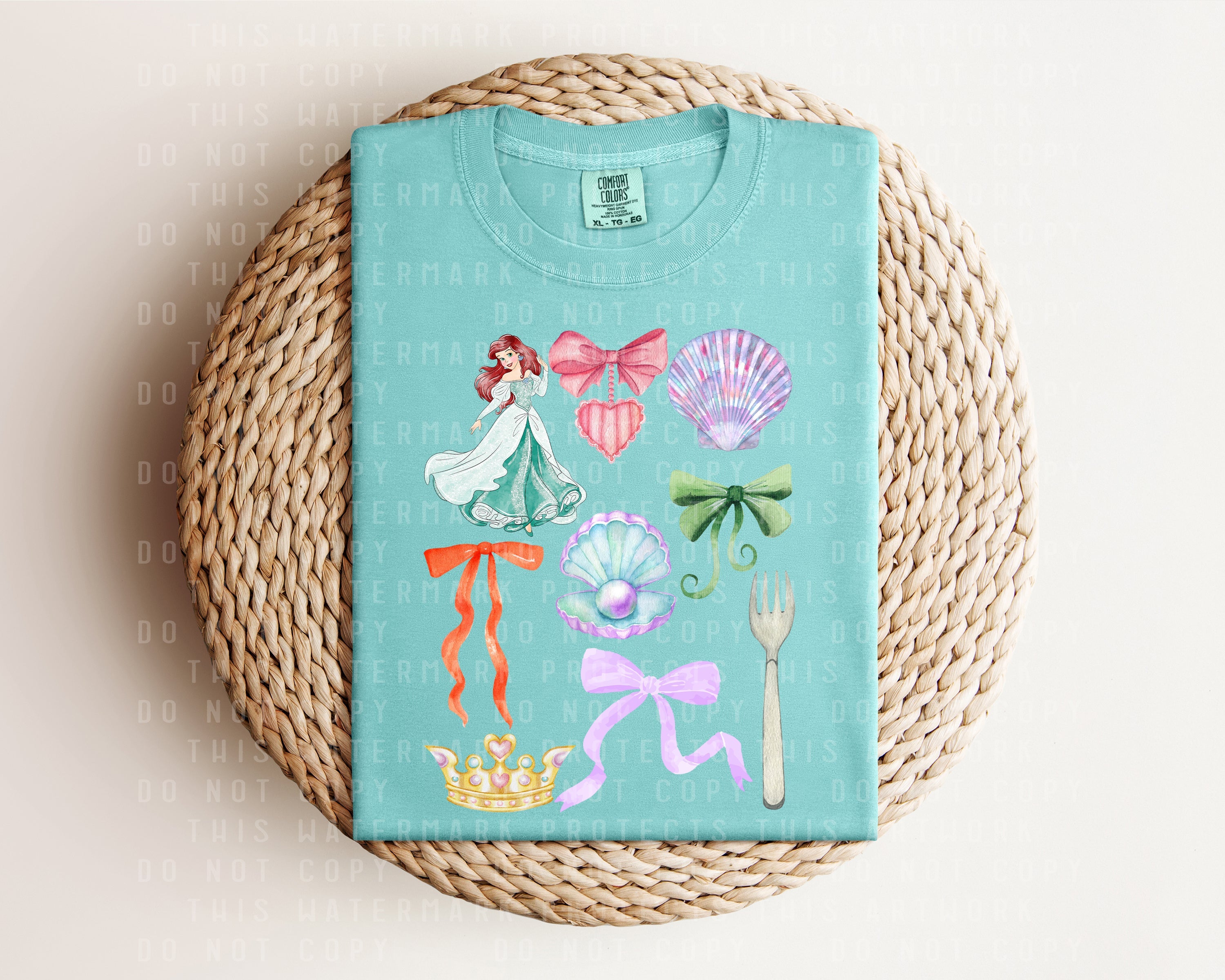 Ariel Coquette Graphic Tee