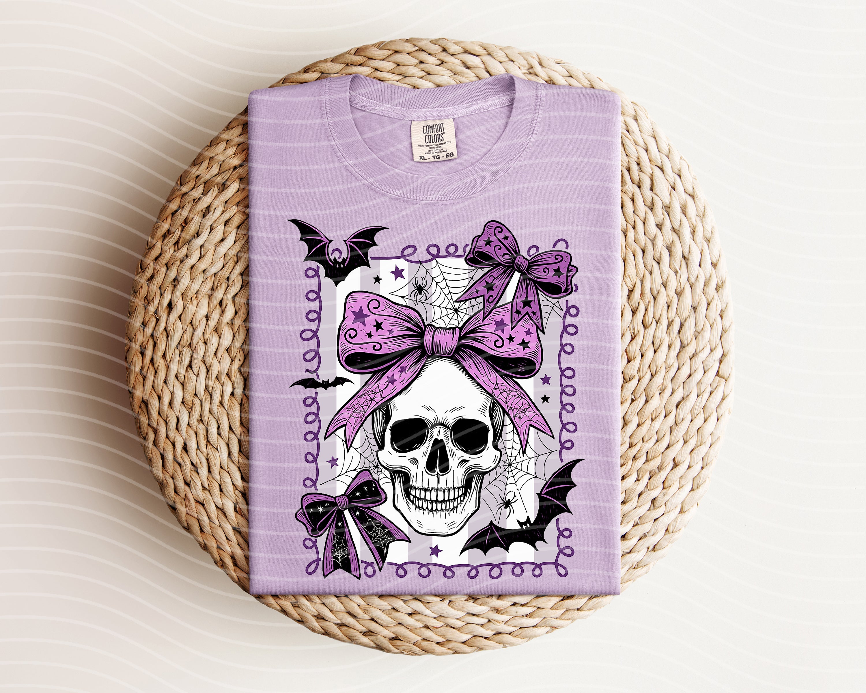 Coquette Skull Graphic Tee