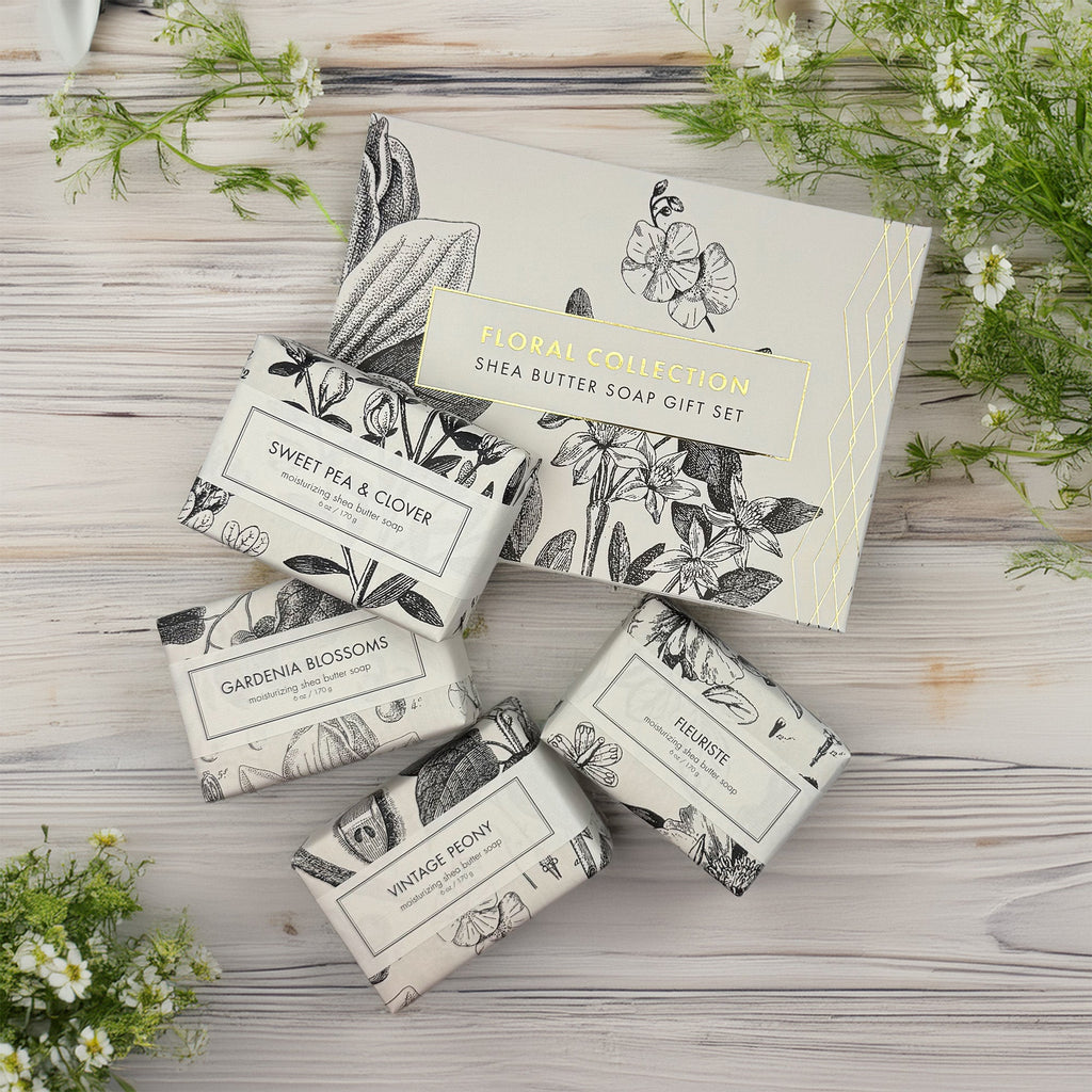 Floral Lovers - Shea Butter Soap Gift Set