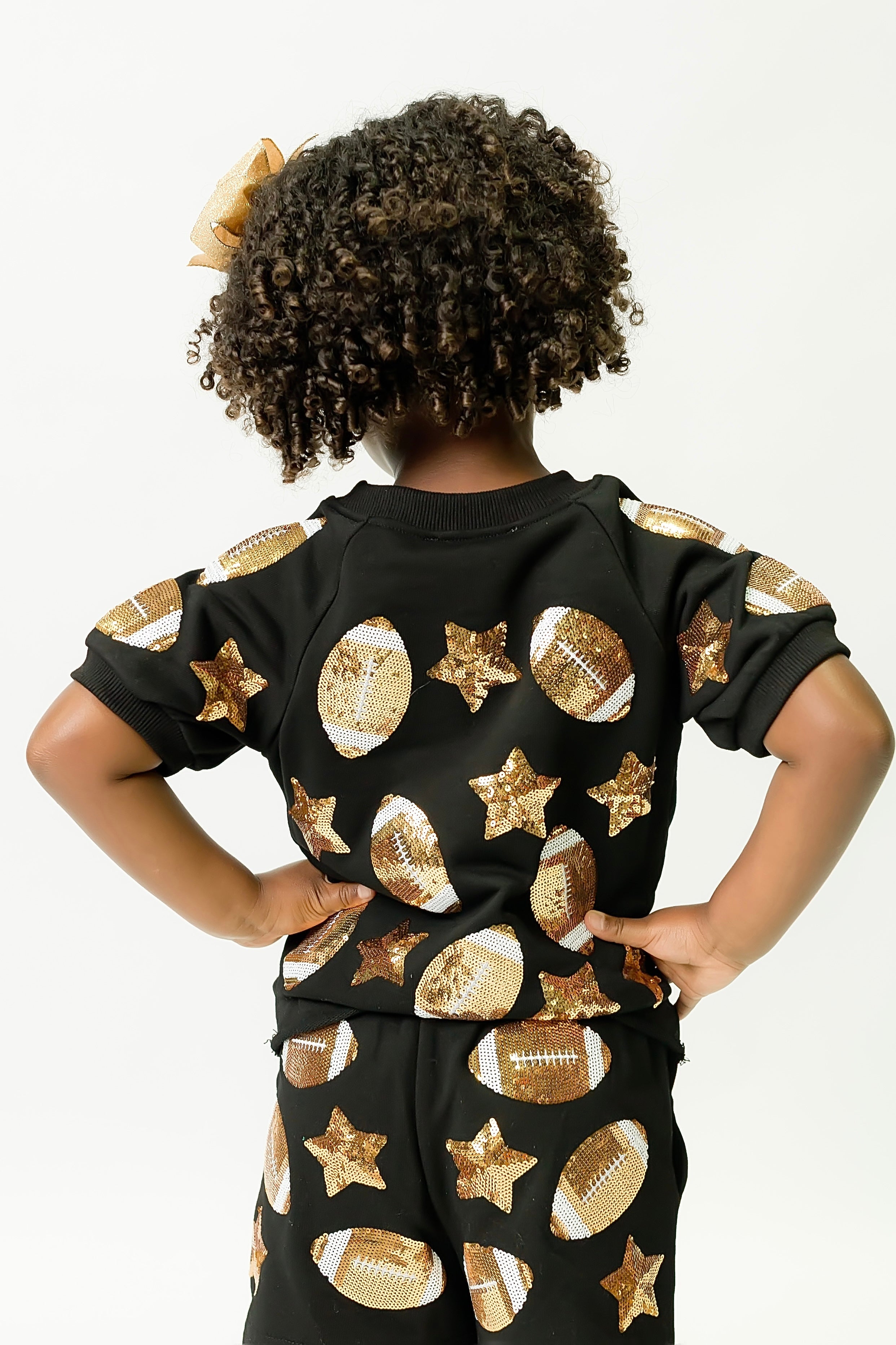 Black Football Top