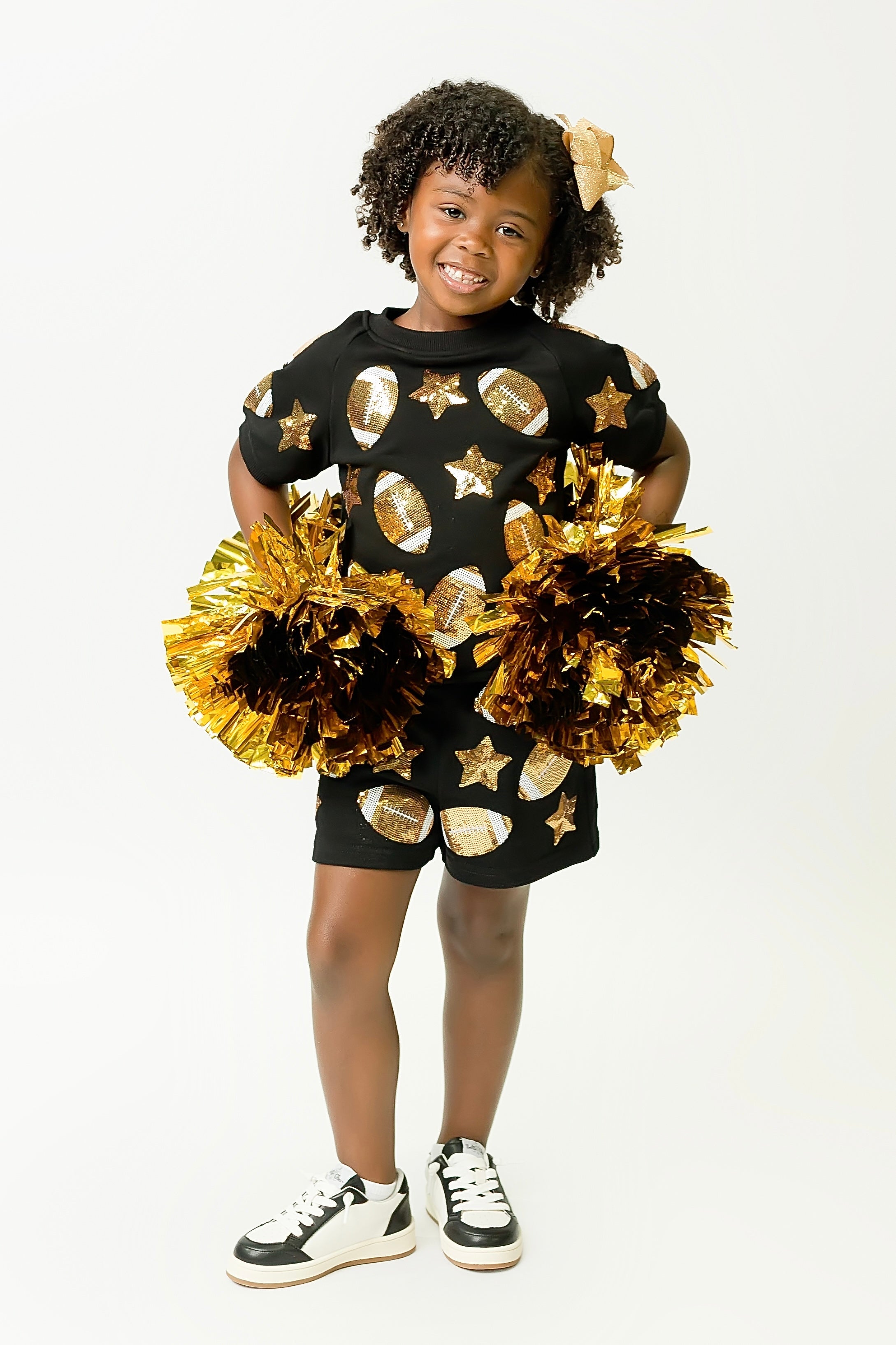Black Football Top