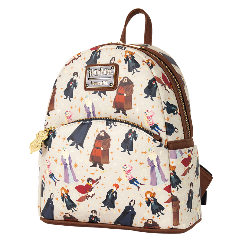 Loungefly Harry Potter All Over Print Mini Backpack