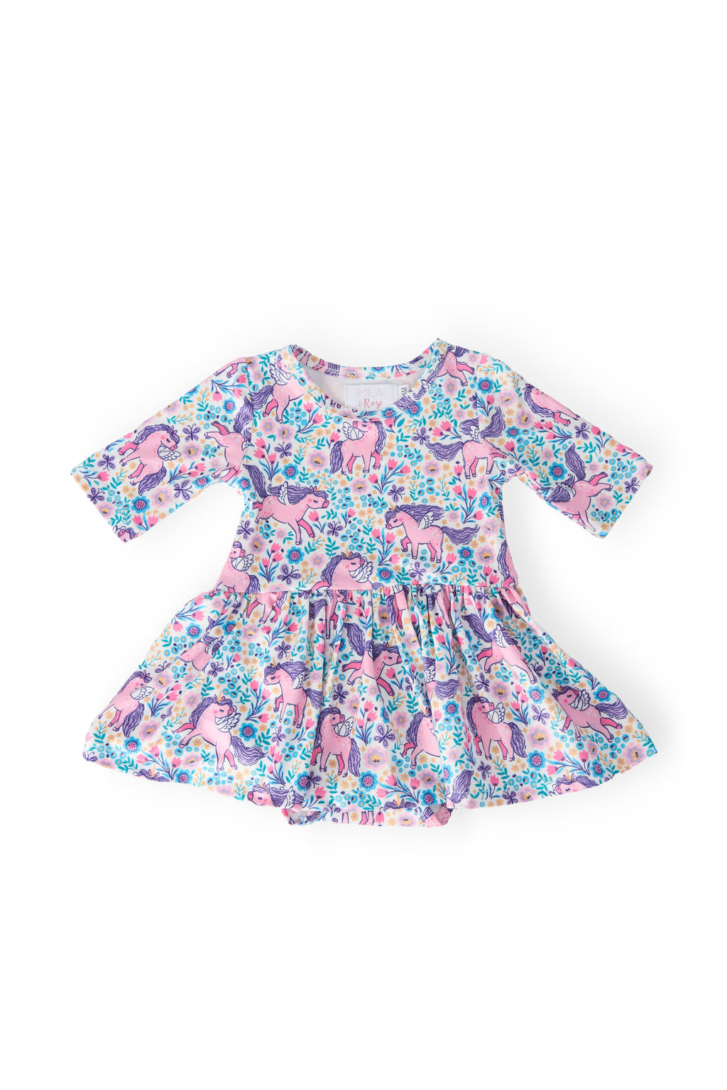 Head in the Clouds 3/4 Sleeve Twirl Bodysuit