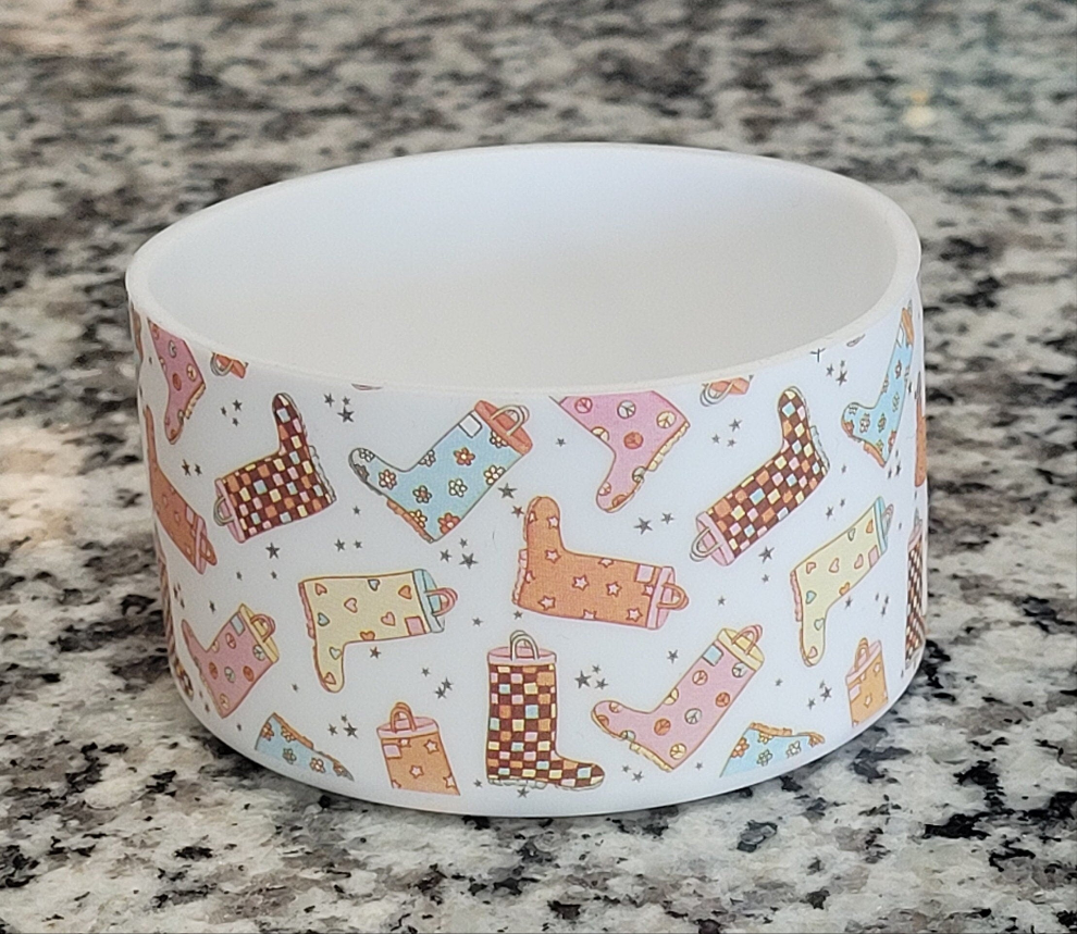 RainyDaysNSpring Silicone Boot Bumper Sleeve for tumblers