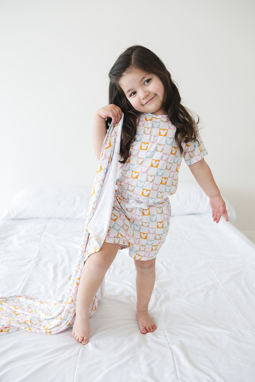 Checkerboard Charm - Lightweight Blanket