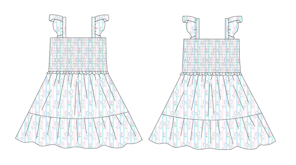 Lila - Smocked Dress