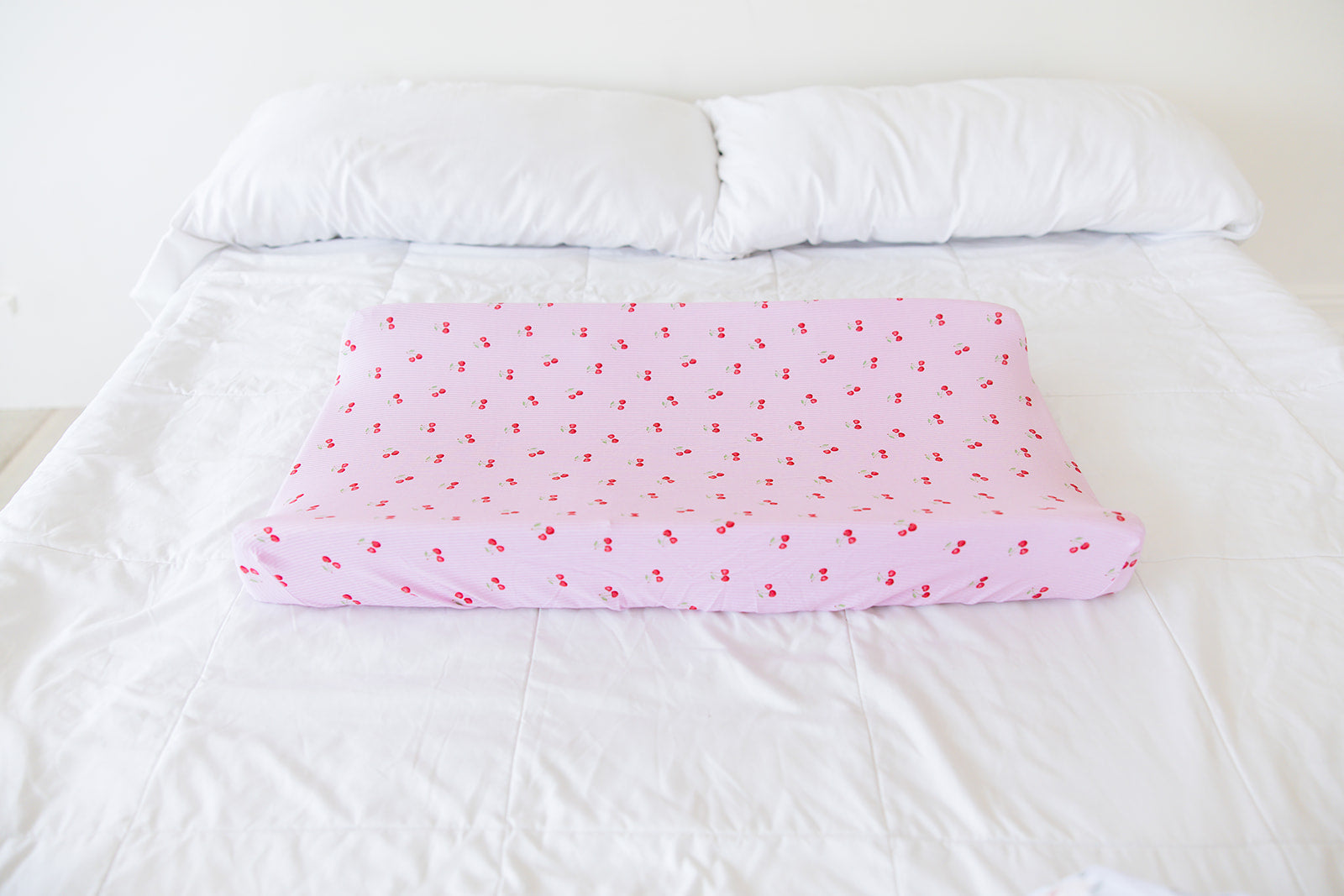 Cherry (ribbed) - Changing Pad Cover