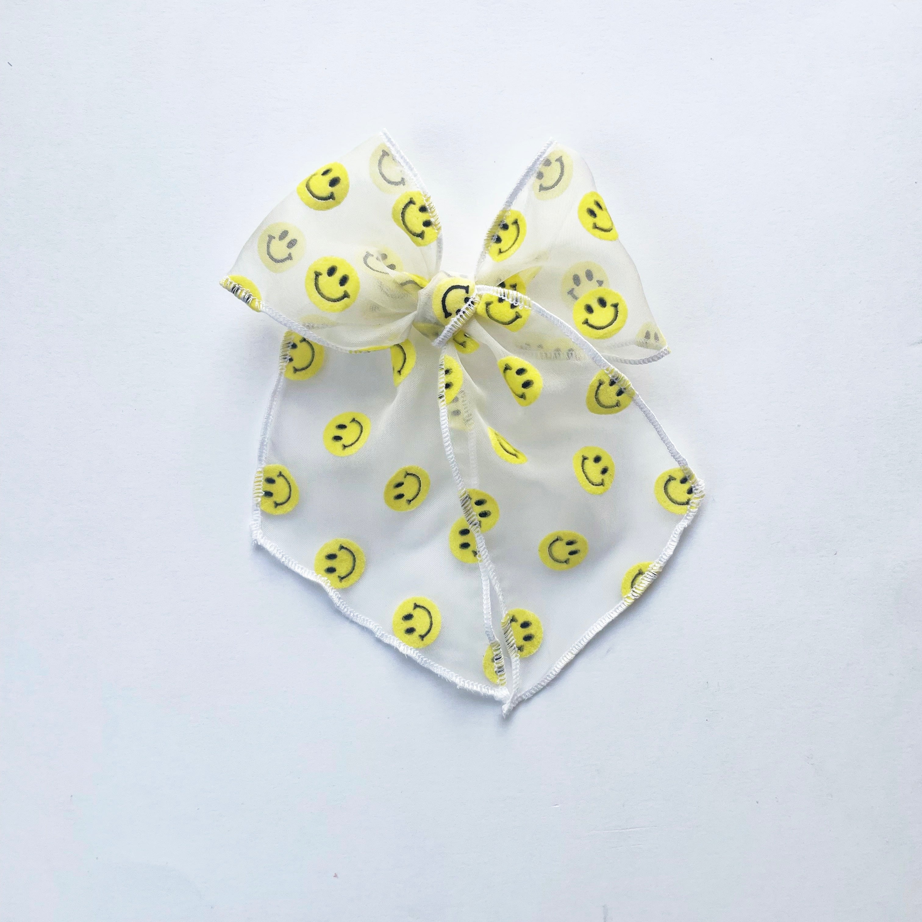 Smile Flocked Elle Bow