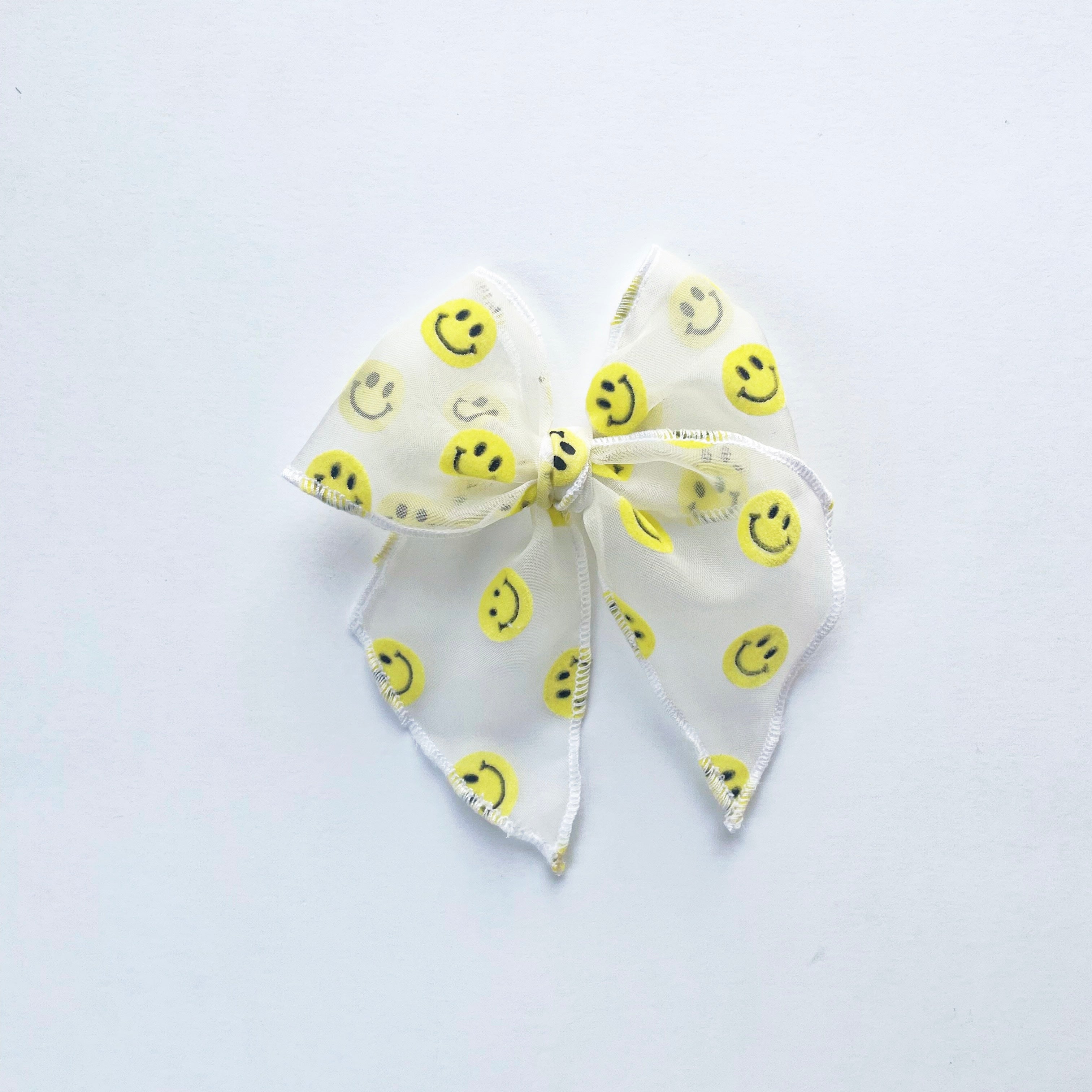 Smile Flocked Elle Bow