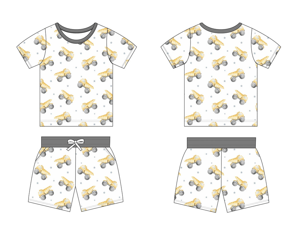 Dump Trucks - Pocket Short Set