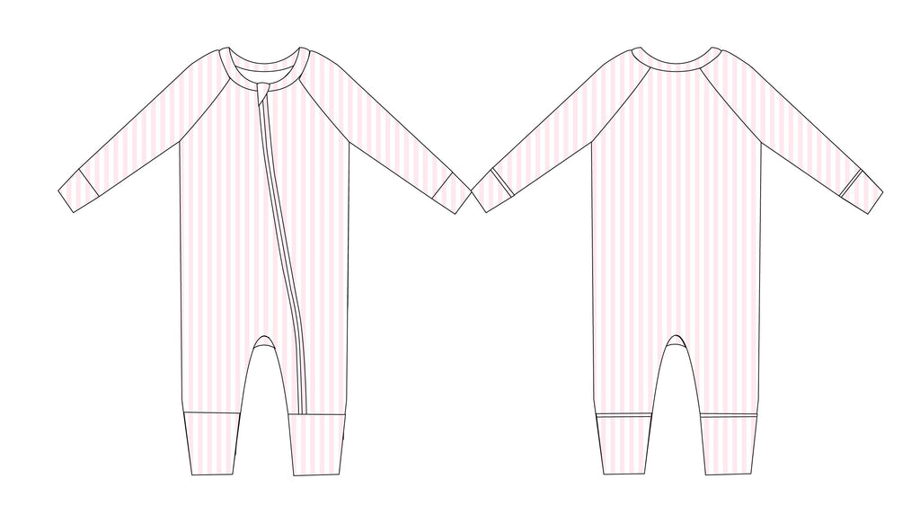 Pink Stripes - Zippy
