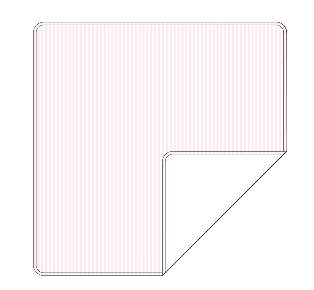 Pink Stripes - Lightweight Blanket