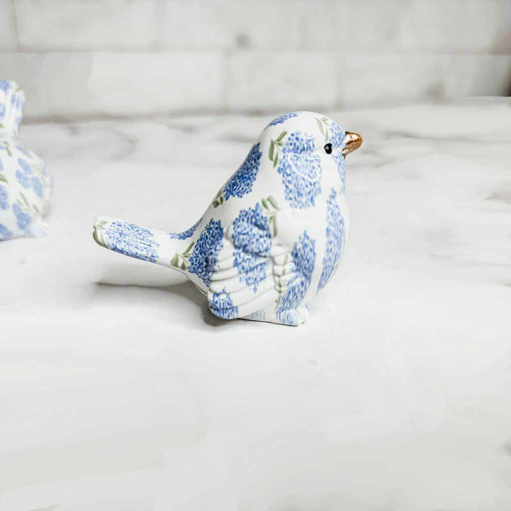 Blue Hydrangea Birds