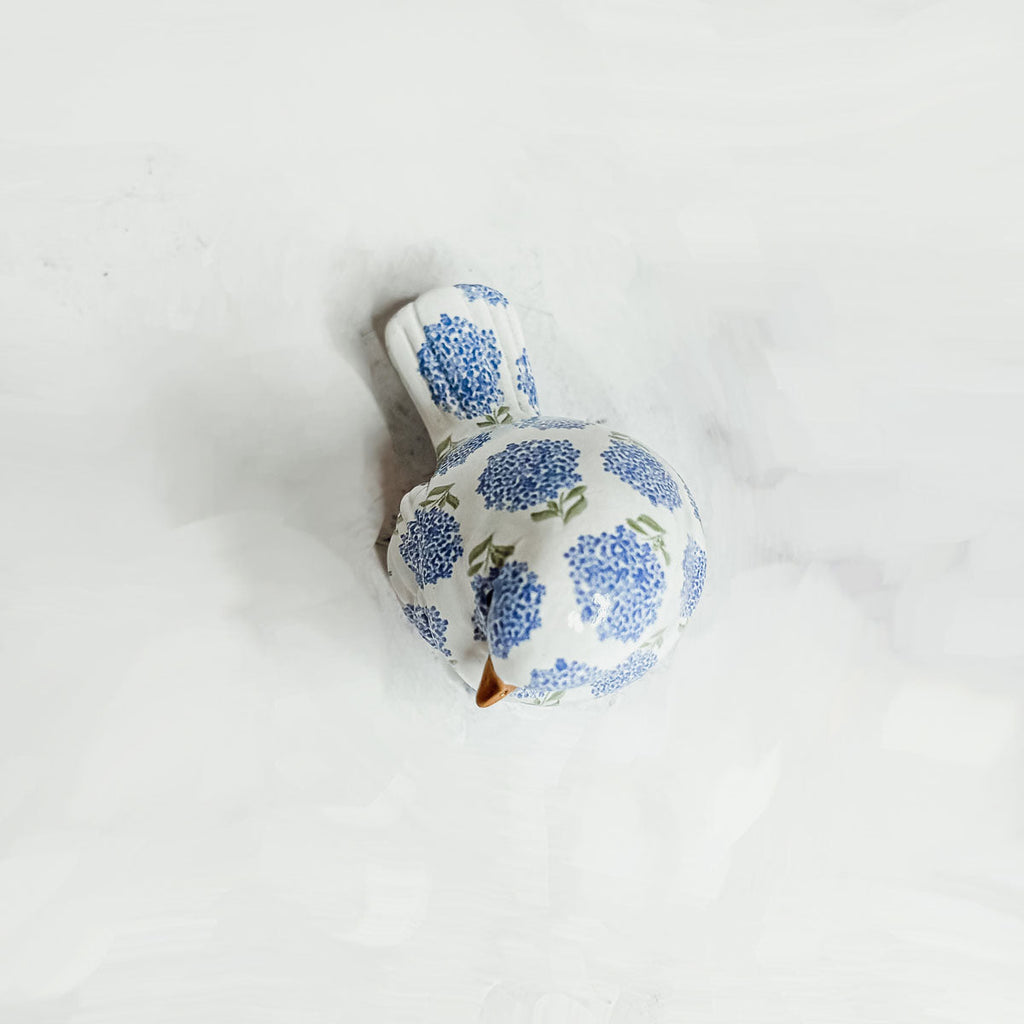 Blue Hydrangea Birds