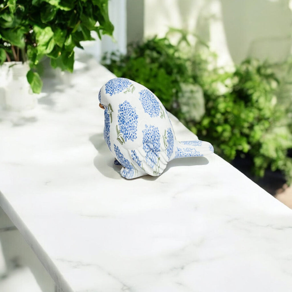 Blue Hydrangea Birds