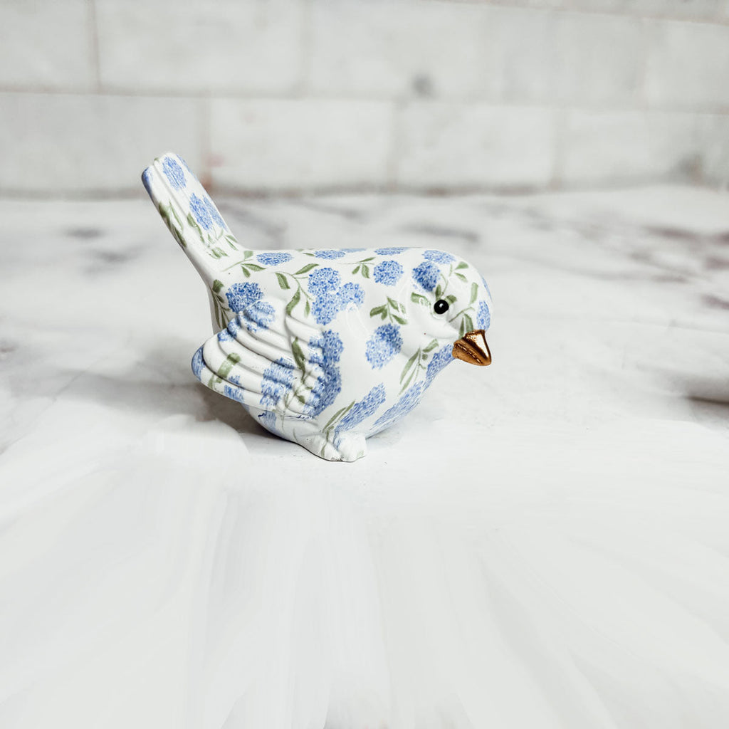 Blue Hydrangea Birds