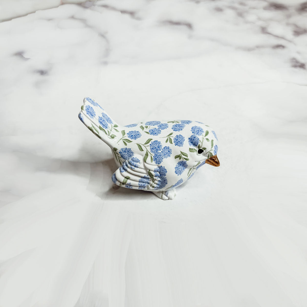 Blue Hydrangea Birds