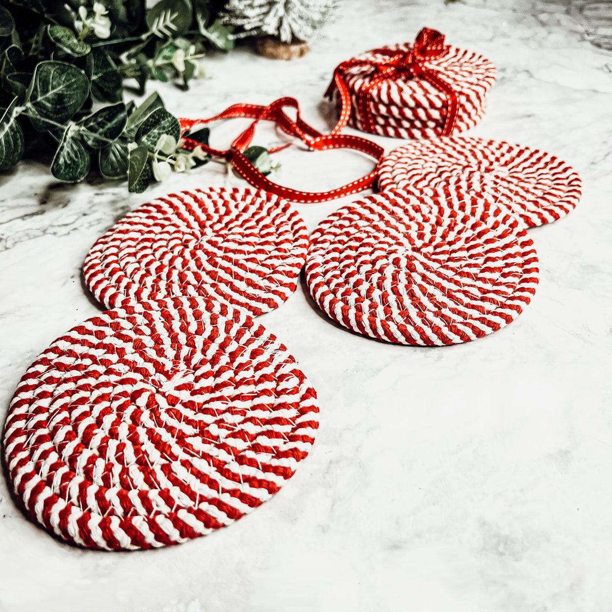 Fall Fabric Coasters
