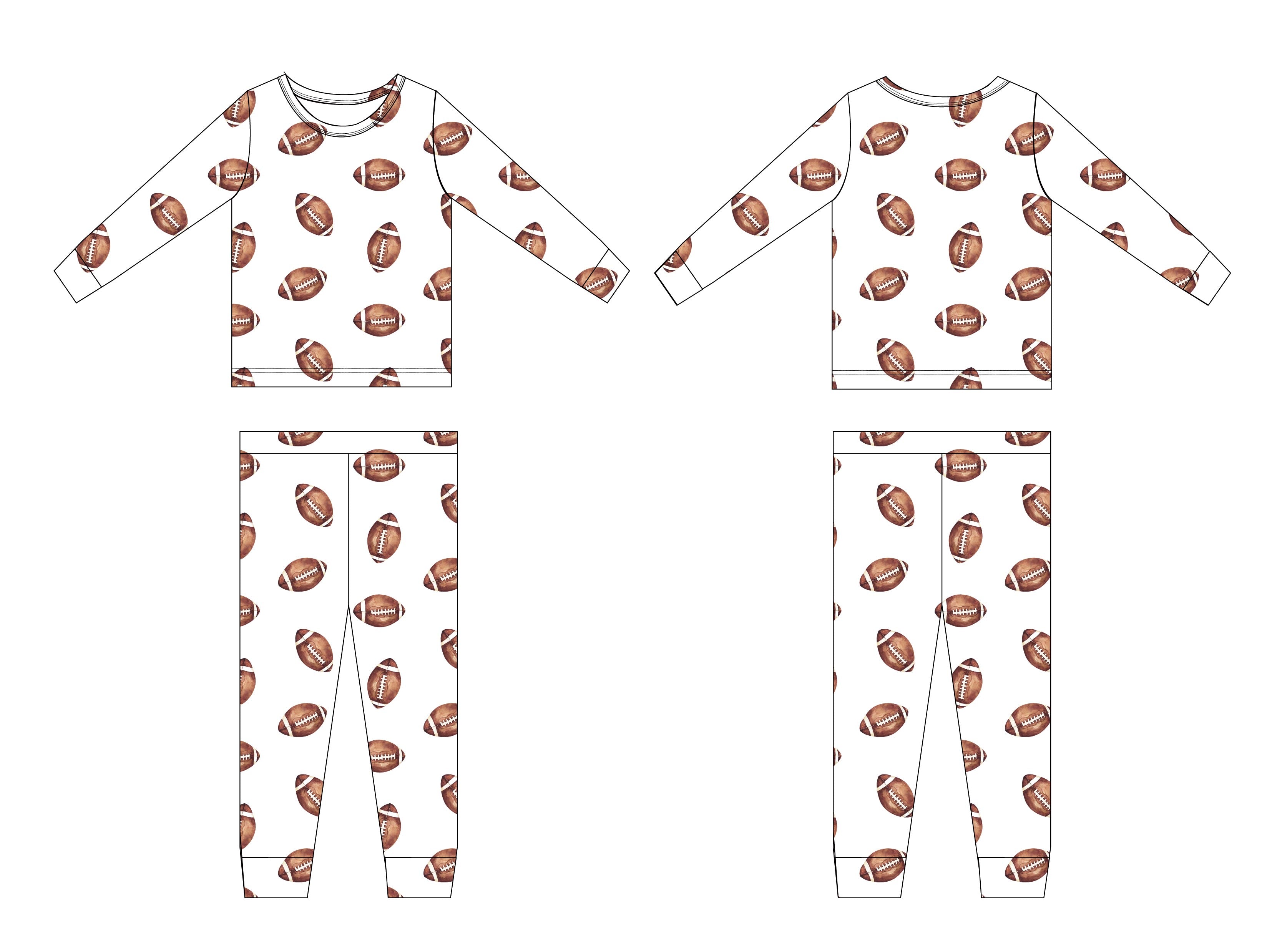 Football (ribbed) - Set